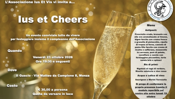 Buon compleanno Ius Et Vis! - 23/10/2026